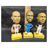 (3) Vintage Basketball Bobbleheads