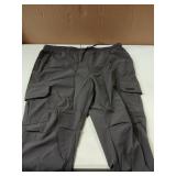 Mens 3X Cargo Joggers Gray