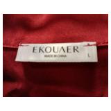 Ekouaer Silk Satin Pajamas Women