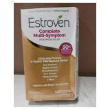 Estroven Complete Multi-Symptom Menopause Supplement for Women, 28 Ct., Clinically Proven Ingredient Provide Menopause Relief & Night Sweats & Hot Flash Relief, Drug-Free & Non-GMO