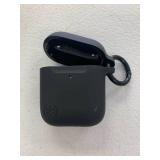 AirPod case with keychain black