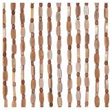 OSUNNUS HANDMADE BAMBOO BEADED CURTAIN - 35.5 x 75 Inches 52 Strands