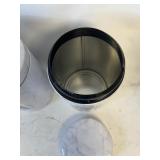 3 LARGE MODERN MOC MARBLE CONTAINERS GREAT FOR FOOD STORAGE/ COFFEE/ SEASONING ETC 47.6 fl oz per container,