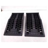 Roblock Set Of 2 Car Ramp, Black