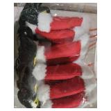 Christmas Santa Leg Picks Plush Stuffed Feet (6)