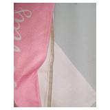 Pink Merry Christmas Couch Pillow Cover w/Zipper