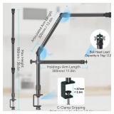 SmallRig Overhead Camera Mount, Camera Desk Mount Stand with Flexible Arm, 360Â° Rotatable Ball Head, DSLR Boom Arm Tabletop C Clamp for Photography Videography Live Stream - 4456