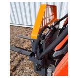 Unused Wolverine Skid Steer Pallet Forks Hydraulic Adjustable | PFA-11-3300G