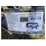 Unused Wolverine Skid steer 3-point Hitch Adapter | PHA-16-2C