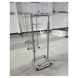 Double Sided Square Clothing Rack