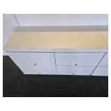 White (4) Drawer Cabinets