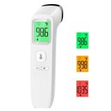 No-Touch Thermometer for Adults and Kids, Accurate Digital Baby Thermometer, FSA HSA Eligible, Fever Alarm & Silent Mode, 2 in 1 Forehead & Object Thermometer