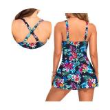 Daci Bathing Suit Skirt Swimdresses Women 2025 Tummy Control One Piece Swimwear Dress