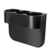 Heart Horse Cup Holder Portable Multifunction Vehicle Seat Cup Cell Phone Drinks Holder Box Car Interior Organizer (Black)