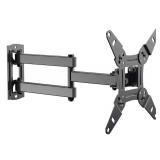 EVERVIEW Full Motion TV Monitor Wall Mount Bracket Articulating Arms Swivel Tilt Extension Rotation for Most 13-42 Inch LED LCD Flat Curved Screen Monitors & TVs, Max VESA 200x200mm up to 44lbs