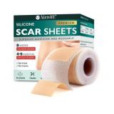 Silicone Scar Sheets,Silicone Scar Tape(1.6"x 120" Roll-3M), Reusable and Effective Scar Removal Sheets, Silicone Scar Removal Sheets for Surgical Scars,Healing Keloid, C-Section, Tummy Tuck