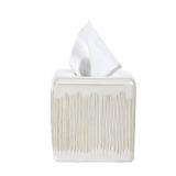 Motifeur Bathroom Accessories - Ceramic Tissue Holder, Decorative Square Tissue Cover Box (Ivory White)