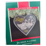 Hallmark Keepsake ornaments The 12 Days of Christmas 1984 through 1994