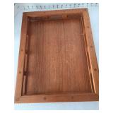 Dansk wooden tray, 18 x 14 x 1.75