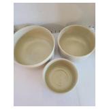 Pfaltzgraff 1, 2, and 3 qt. mixing bowls