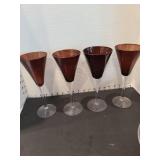 Variety of stemware