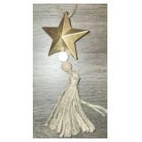 Gold Dangling Star Ornament