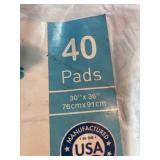 Dog Puppy Pads (30x36) Large Pee Pads for Dogs - 6 Layer Pet Training Pads, Super Absorbent Puppy Pads with Adhesive Tabs Bullsorbent Tech for Small Dogs to Large Dog(40 Pads) (Retail $25.99)