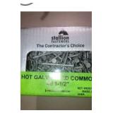 Stallion 4d 1 1/2 in Hot Galvanized Common Nail Flat 1 lb. (6 boxes) (Retail $48.00)