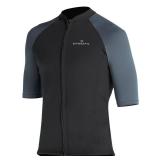 Wetsuit Top Men Short Sleeve Front Zip Wetsuit Jacket 1.5mm Neoprene Swimsuit for Swimming Diving Surfing L Szie