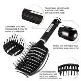 Hair Brush, Professional Curved Vented Brush for Faster Blow Drying for Women, Men, Paddle Detangling Brush for Wet Dry Curly Thick Straight Hair