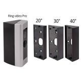 Doorbell Bracket Mount for Ring Video Doorbell Pro, Angle(20/30/40 Degree) Adjustment Adapter Mounting Plate Bracket Wedge Kit