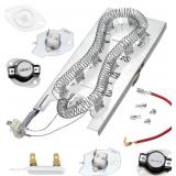 3387747 WP3387747 Dryer Heating Element Kit-Compatible With Whirlpool Cabrio Kenmore He2 Kenmore Elite He3 Maytag Dryers- GEW9250PW0 GEQ9800PW1 WD05X30818 GEQ9800PW2 GEQ9800PW1 MEDB835DW4 MED9700SQ0