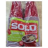 Solo Disposable Plastic Cups Red 18oz 50 count - Retail: $155.11