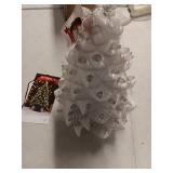 Mr. Christmas 16" Animated Ceramic Tree - White