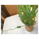 Vickerman 30" Angel Pine Artificial Christmas Tree Warm White Dura-lit LED Lights