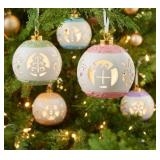 Lightscapes - Set of 5 - Cutwork Ceramic Ornament