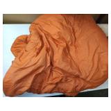 Bedsure Comforter Set, Burnt Orange and Tan