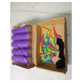 141 Pieces Hair Rollers Set Include 60 Plastic Hair Rollers (Multicolor,6 Size)