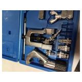 Thorstone Single Flaring Tool & Swaging Tool Kit for HVAC, Tubing, Copper Pipe Flaring with Tubing Cutter and Ratchet Wrench