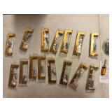 15 Cabinet Pulls, Gold Cabinet Handles Square Bar Drawer Pulls Dresser Handles 5 1/2 in