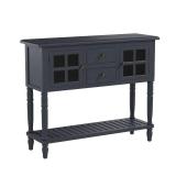 Decor Therapy Morgan 2-Door Console Table, Antique Navy - Retail: $222.14