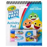 Crayola Color Wonder Baby Shark Coloring & Activity Pad 16 Pages Gift for Child Unisex