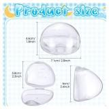 10 Pack Pacifier Case, Pacifier Holder Case Clear Pacifier Container Pacifier Box for Travel Transparent Clip Pacifier Accessories