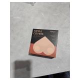 Nipple Cover 2 Pairs - Available in 6 Skin Tone, Adhesive Silicone Reusable Nipple Pasties Nipple Covers Stickers Large