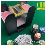 CHH 6-Deck Card Shuffler, Black, 6 Deck