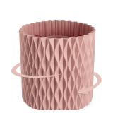 Lebenrich Rotating Pen Pencil Holder for Desk, 5 Slots Unique Pink Desk Pen Organizer Easthetic Desktop Supplies and Accessories for Women Girls, Pen Cup Pencil Caddy for Office Home Art Supply