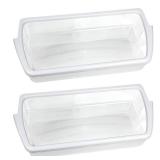 [2 PACK]W10321304 Refrigerator Door Shelf Replacement Compatible with Whirlpool Fridge Door Bin WRS325FDAM01, WRS325FDAM02, WRS325FDAM04, ED5FVGXWS07 - Replace WPW10321304,AP6019471, 2179574, 2179575