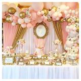 Gold Sequin Backdrop Curtain Panels Stage 2 Pieces 2FTx8FT Sheer Gold Curtains Backdrop Photo Backdrop Curtains for Wedding Birthday Party Background Drapes Christmas Decorations