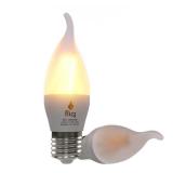 Fliq | LED Flame Light Bulb | 2 Pack | 2W | 4 Modes | Flickering Flame Bulb | 2023 Release | (Standard Frost E26)