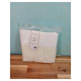 American Baby Company 100% Natural Cotton Percale Ruffled Crib Skirt, Cream, 52"L x 28"W + 13.5"